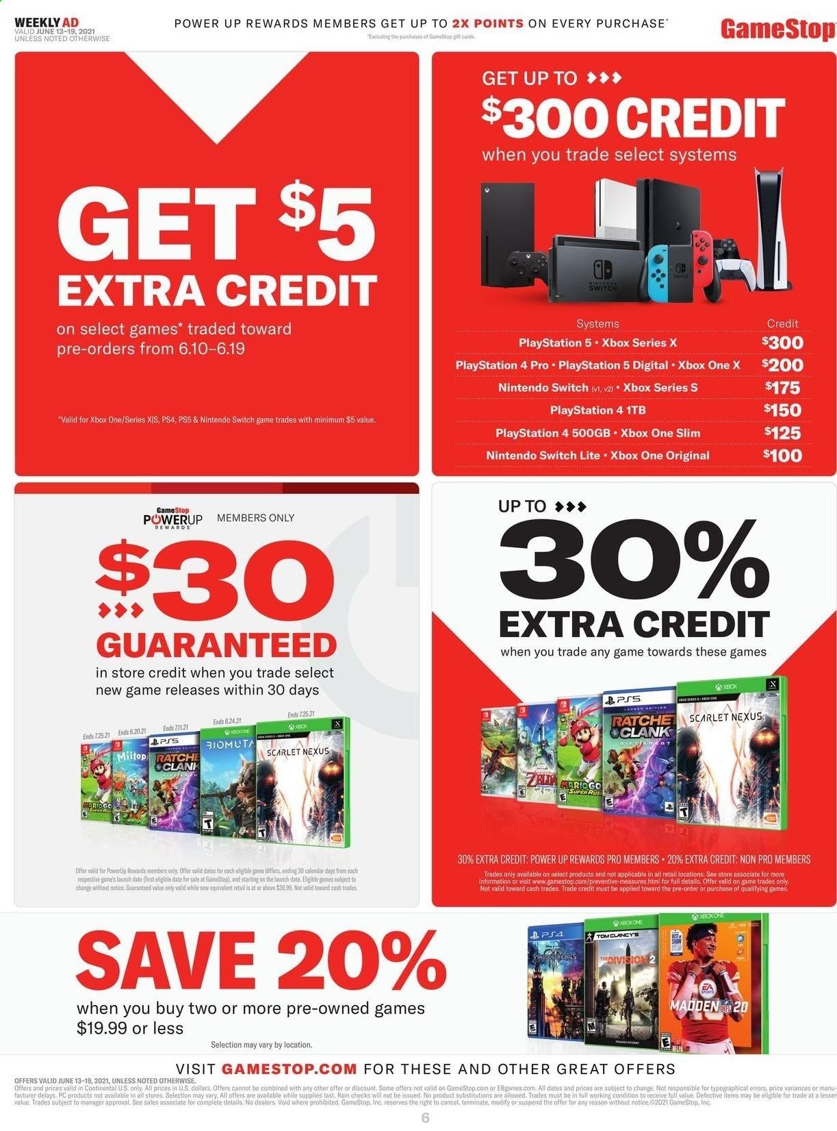 GameStop Weekly Ad Flyer June 13 to June 19