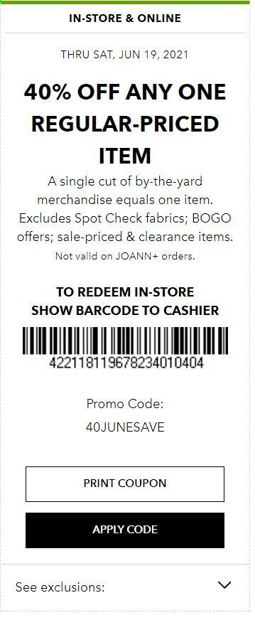 JOANN Weekly Ad Flyer June 13 to June 19