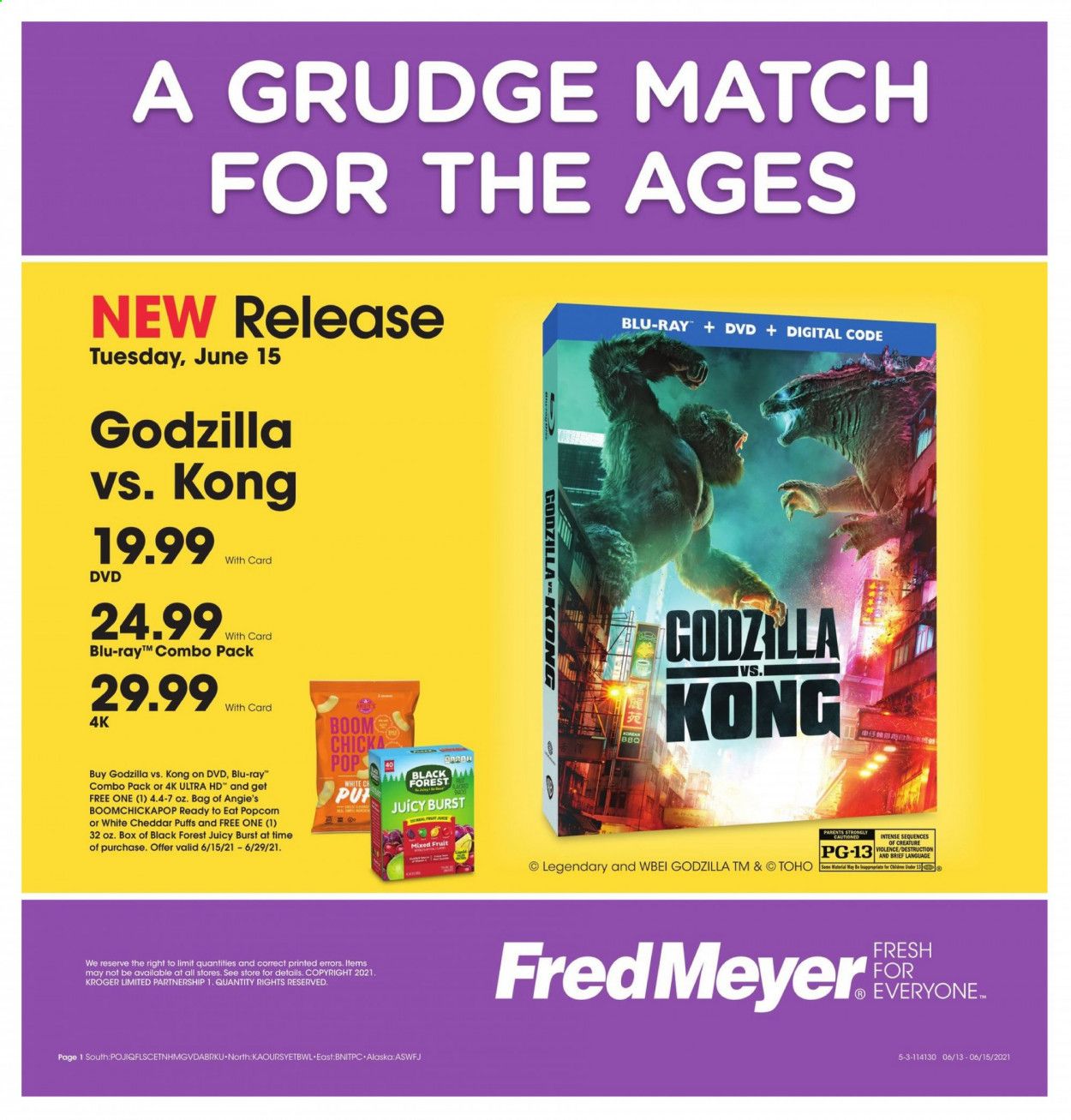 Fred Meyer (DC, DE, NJ, NY, PA, VA) Weekly Ad Flyer June 15 to June 15