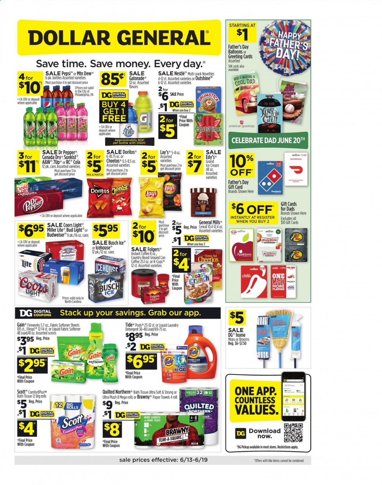 Dollar General (NC) Weekly Ad Flyer June 13 to June 19