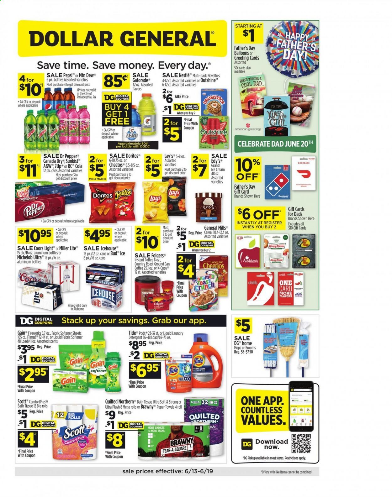 Dollar General (AL) Weekly Ad Flyer June 13 to June 19