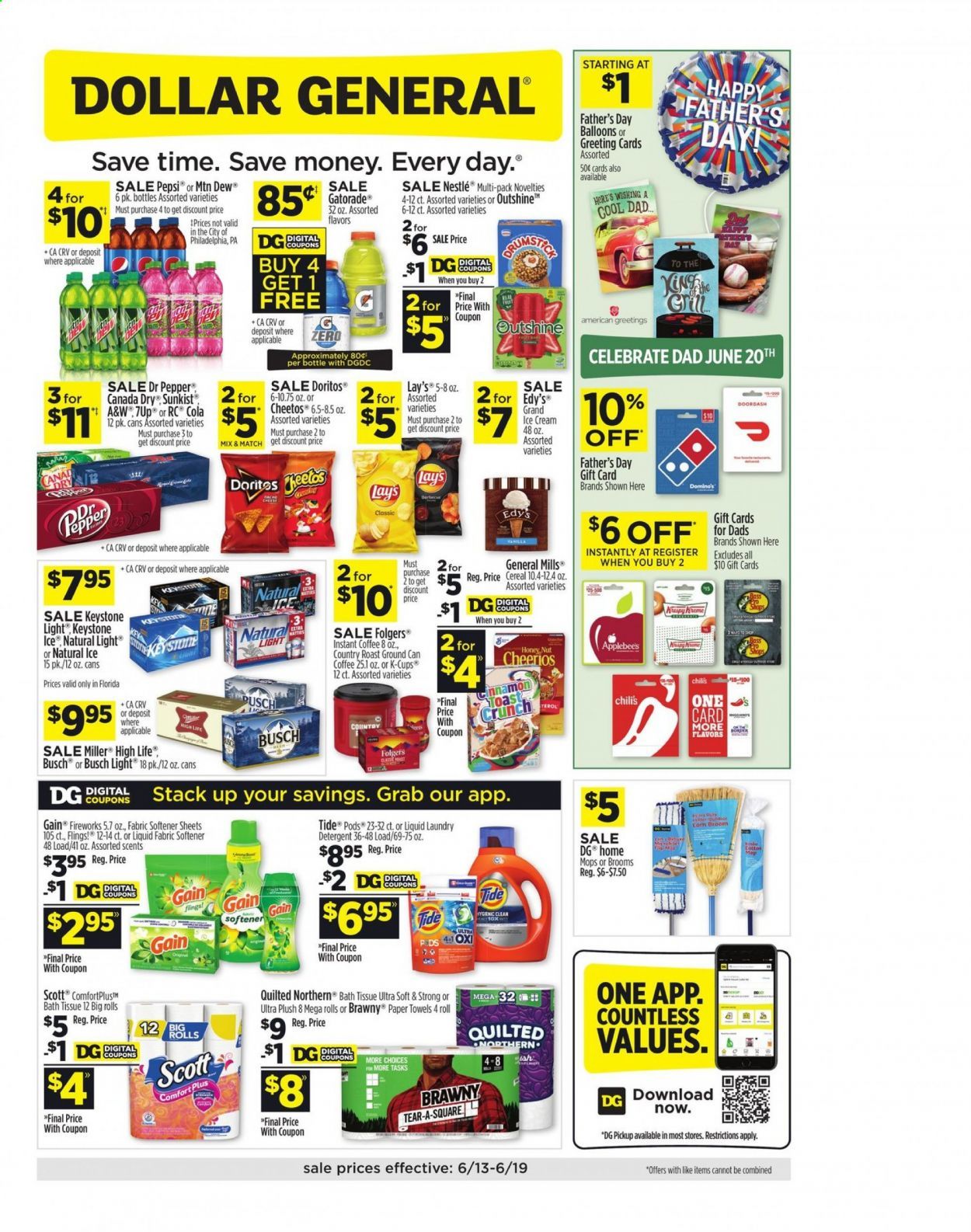 Dollar General (FL) Weekly Ad Flyer June 13 to June 19