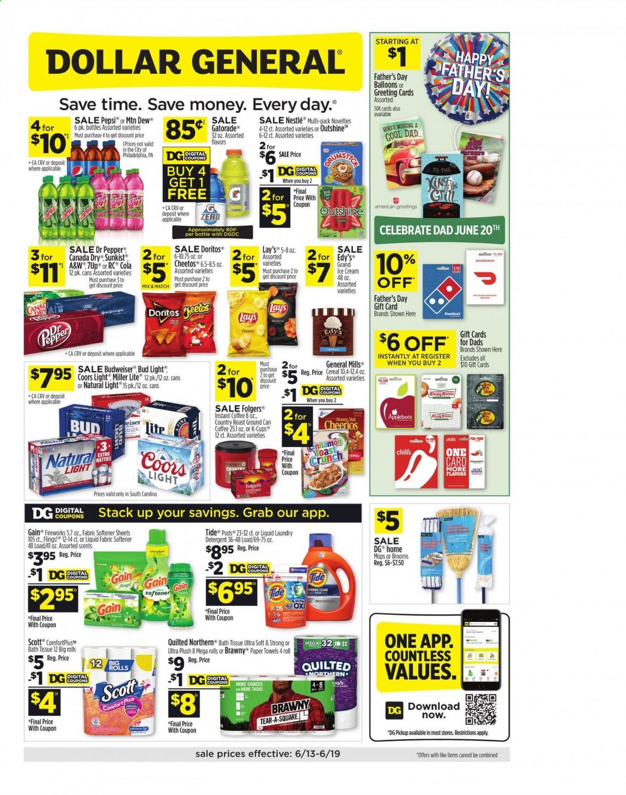 Dollar General (SC) Weekly Ad Flyer June 13 to June 19