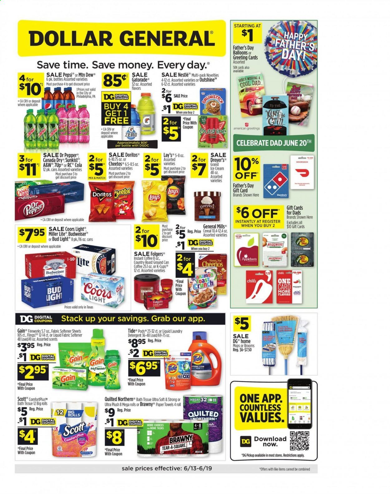 Dollar General (TX) Weekly Ad Flyer June 13 to June 19