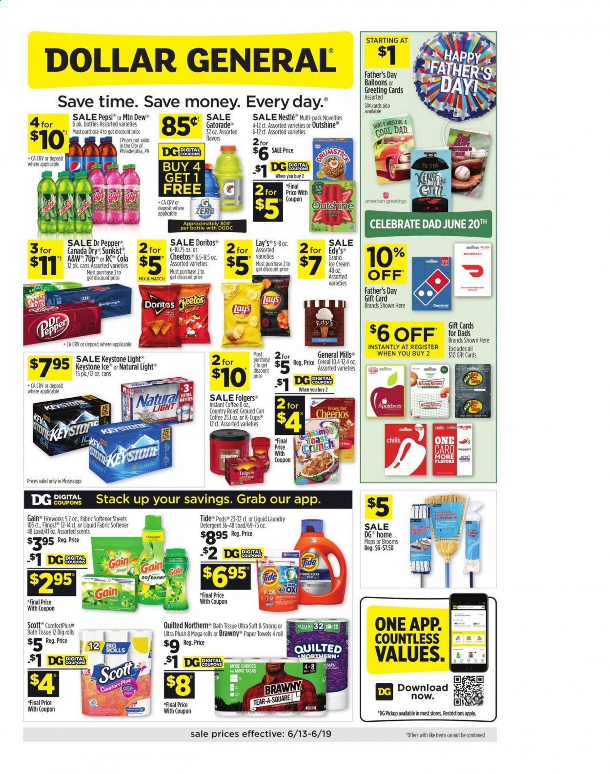 Dollar General (MS) Weekly Ad Flyer June 13 to June 19