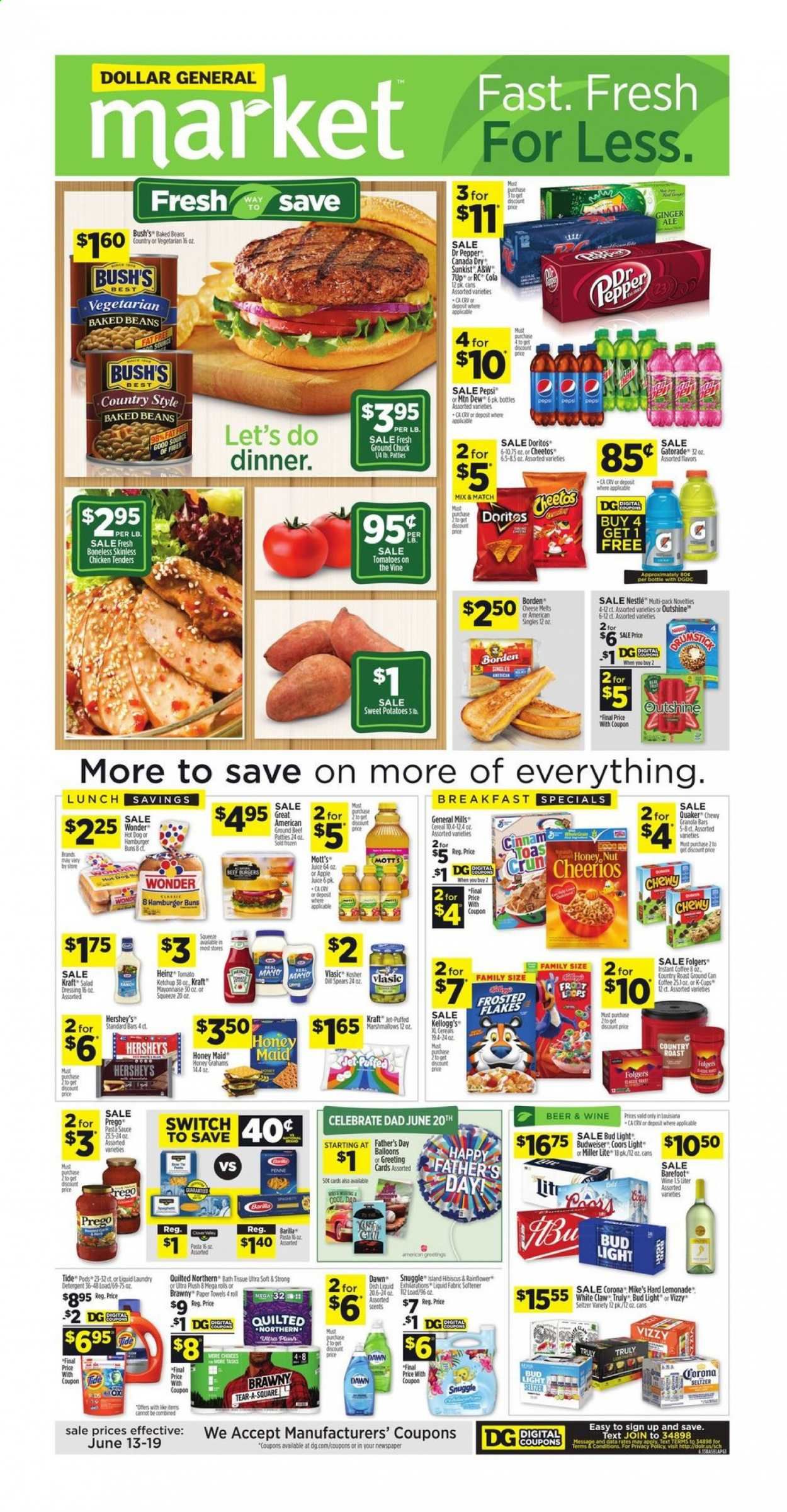 Dollar General (LA) Weekly Ad Flyer June 13 to June 19