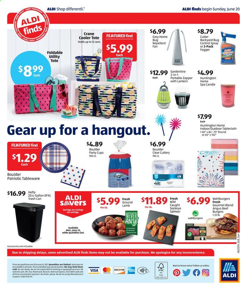 ALDI (KY, MI, MN, NJ, NY, OH, PA, VT, WV) Weekly Ad Flyer June 20 to June 26