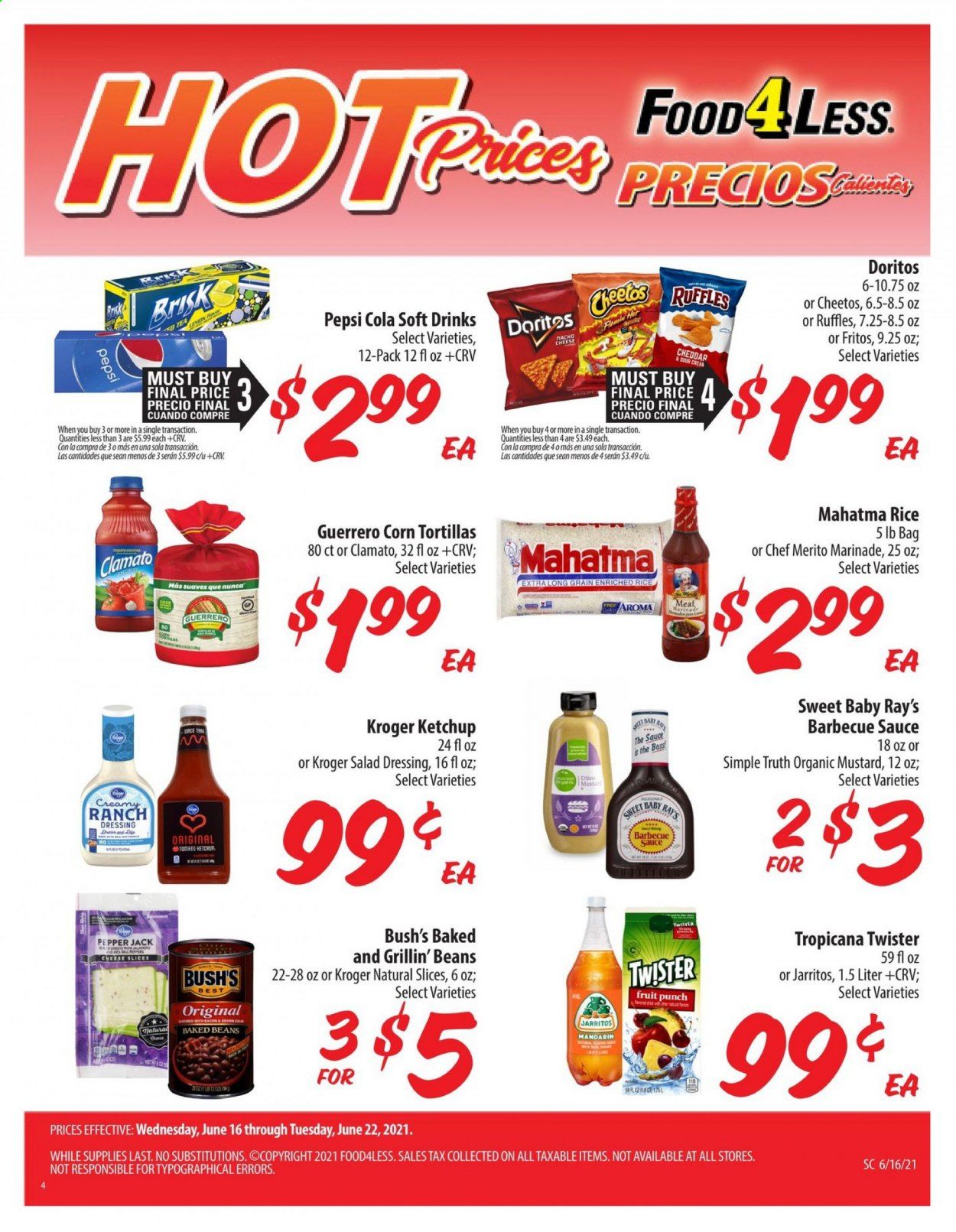 Food 4 Less (CA) Weekly Ad Flyer June 16 to June 22
