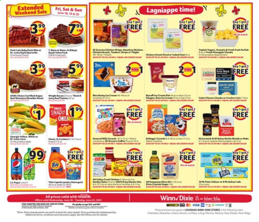 Winn Dixie (AL, FL, GA, LA) Weekly Ad Flyer June 16 to June 22