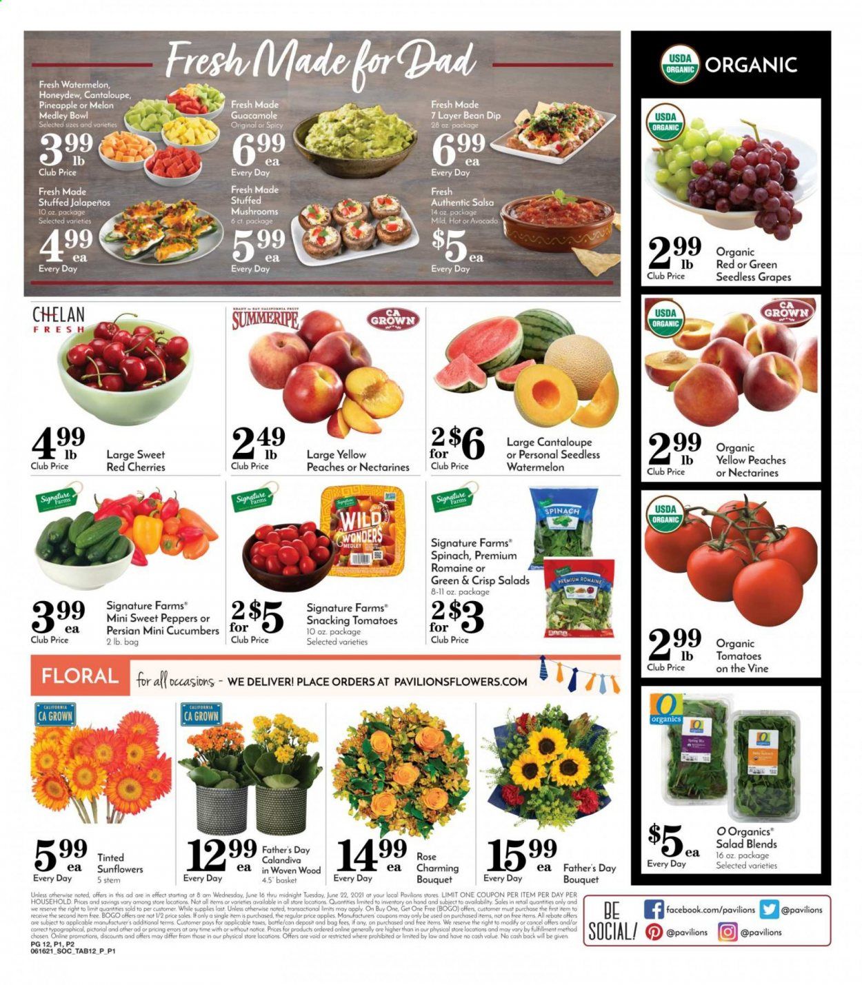 Pavilions (CA) Weekly Ad Flyer June 16 to June 22
