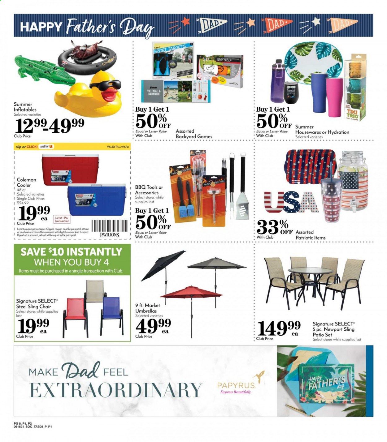 Pavilions (CA) Weekly Ad Flyer June 16 to June 22