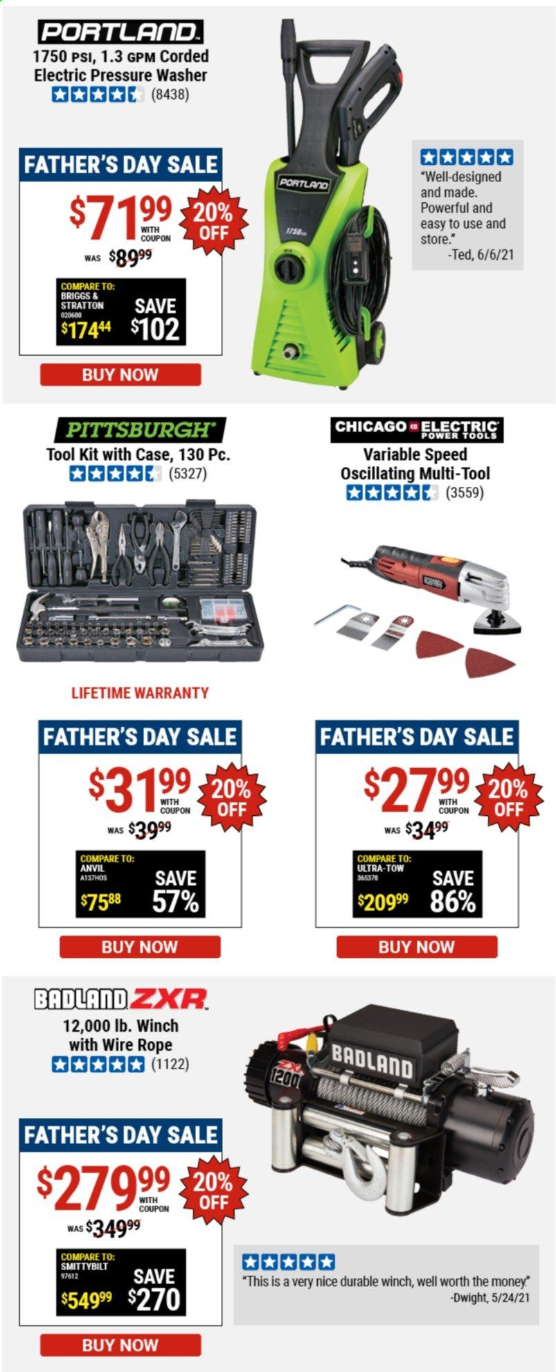 Harbor Freight Weekly Ad Flyer June 14 to June 17