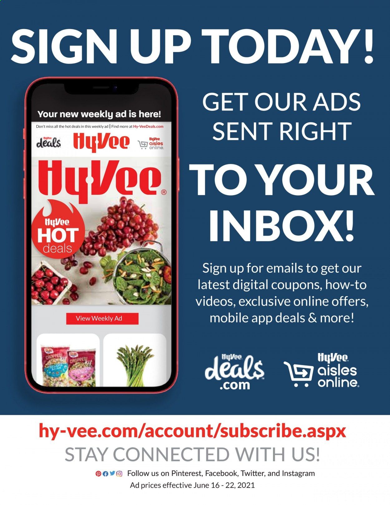 Hy-Vee (IA, IL, MN, MO, SD) Weekly Ad Flyer June 16 to June 22