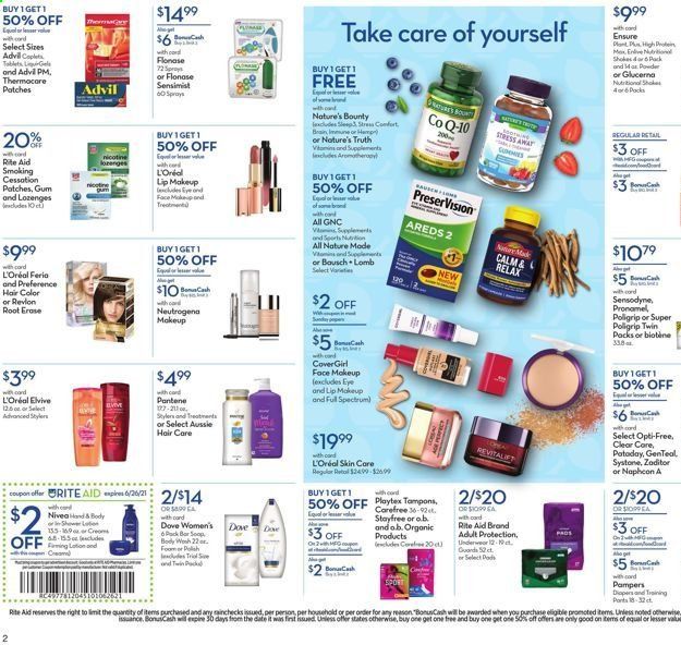 RITE AID Weekly Ad Flyer June 20 to June 26