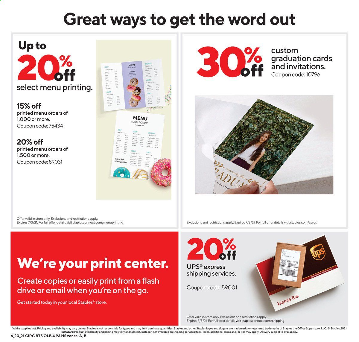 Staples Weekly Ad Flyer June 20 to June 26