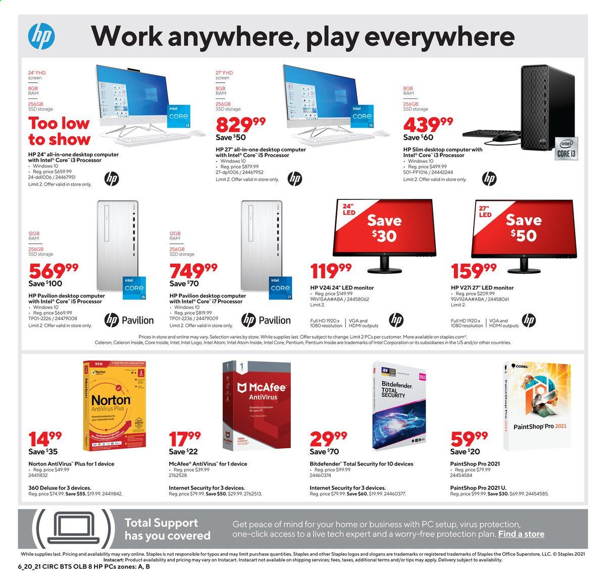 Staples Weekly Ad Flyer June 20 to June 26