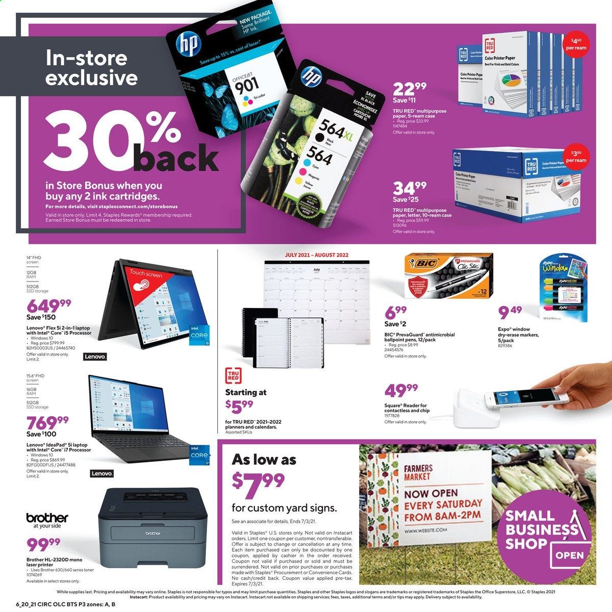 Staples Weekly Ad Flyer June 20 to June 26