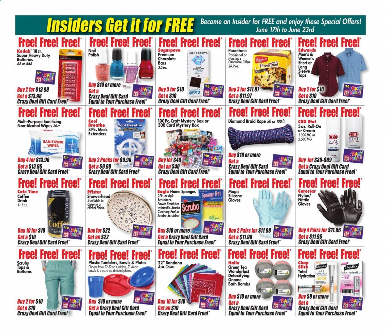 Ocean State Job Lot (CT, MA, ME, NH, NJ, NY, RI) Weekly Ad Flyer June 17 to June 23