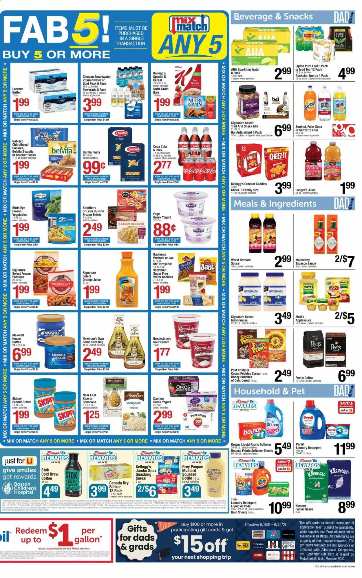 Shaw’s (MA, ME, NH, RI, VT) Weekly Ad Flyer June 18 to June 24