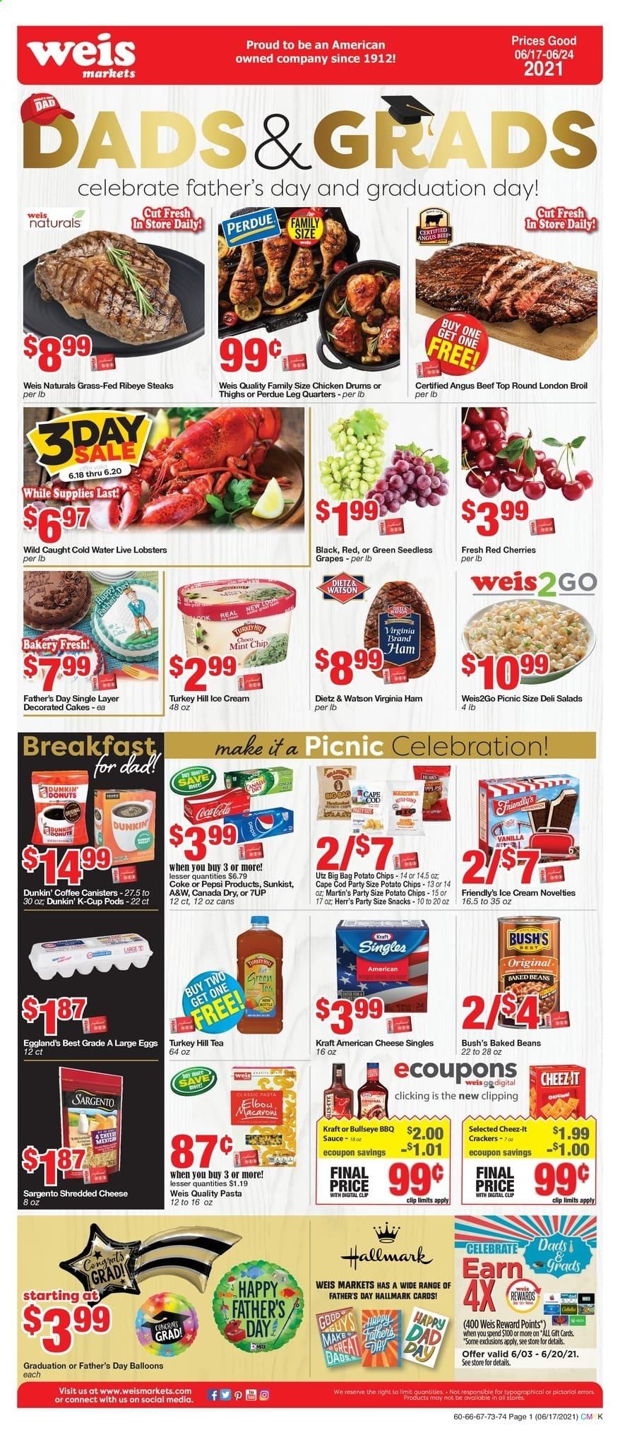 Weis (MD, NY, PA) Weekly Ad Flyer June 17 to June 24