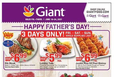 Giant Food (DE, MD, VA) Weekly Ad Flyer June 18 to June 24