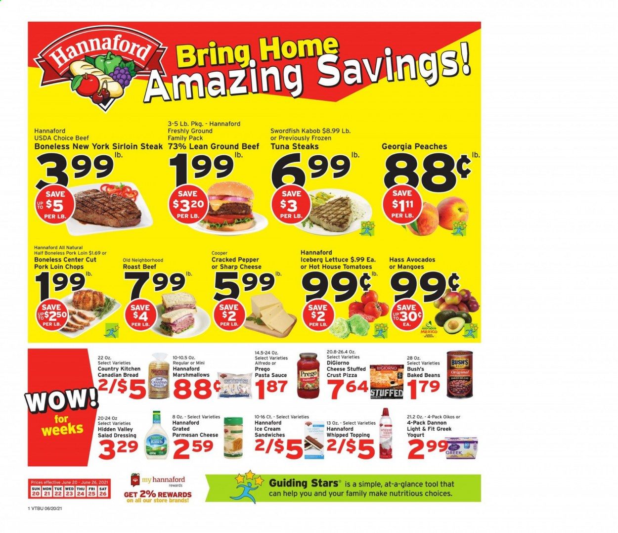 Hannaford (VT) Weekly Ad Flyer June 20 to June 26