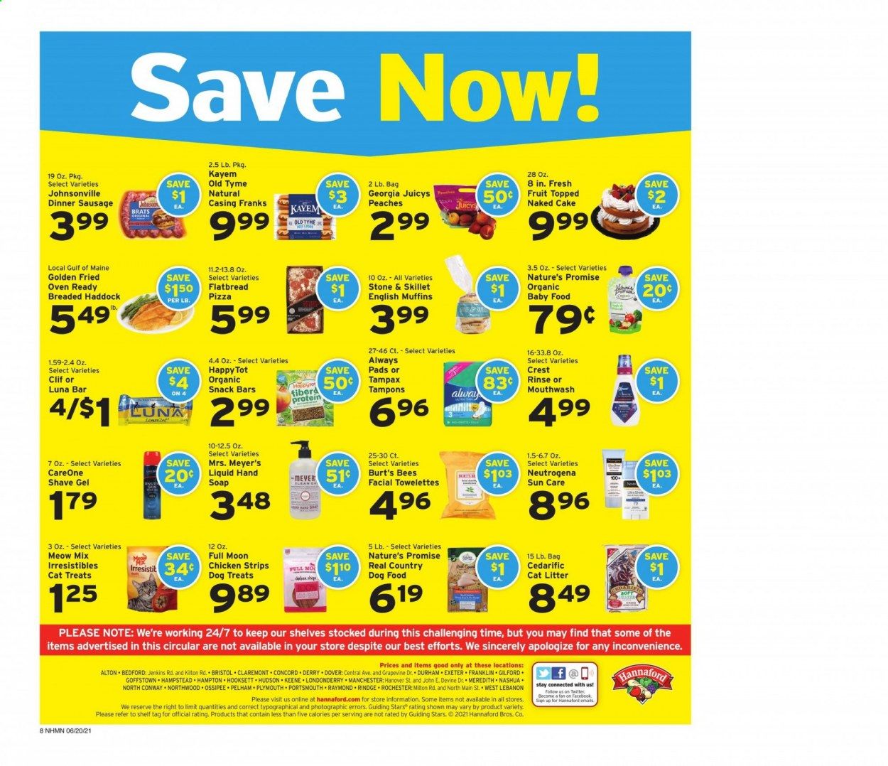 Hannaford (NH) Weekly Ad Flyer June 20 to June 26