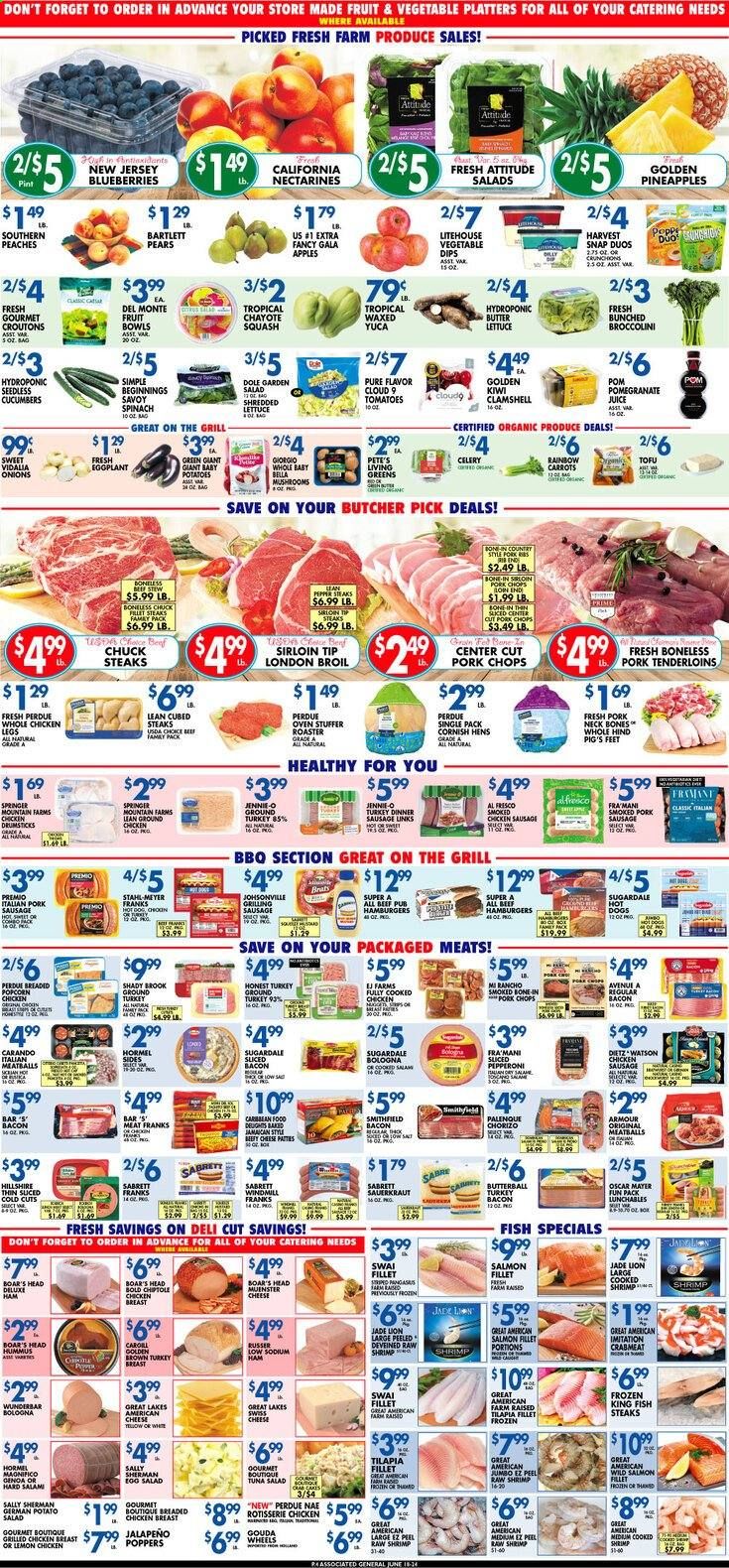 Associated Supermarkets (NY) Weekly Ad Flyer June 18 to June 24