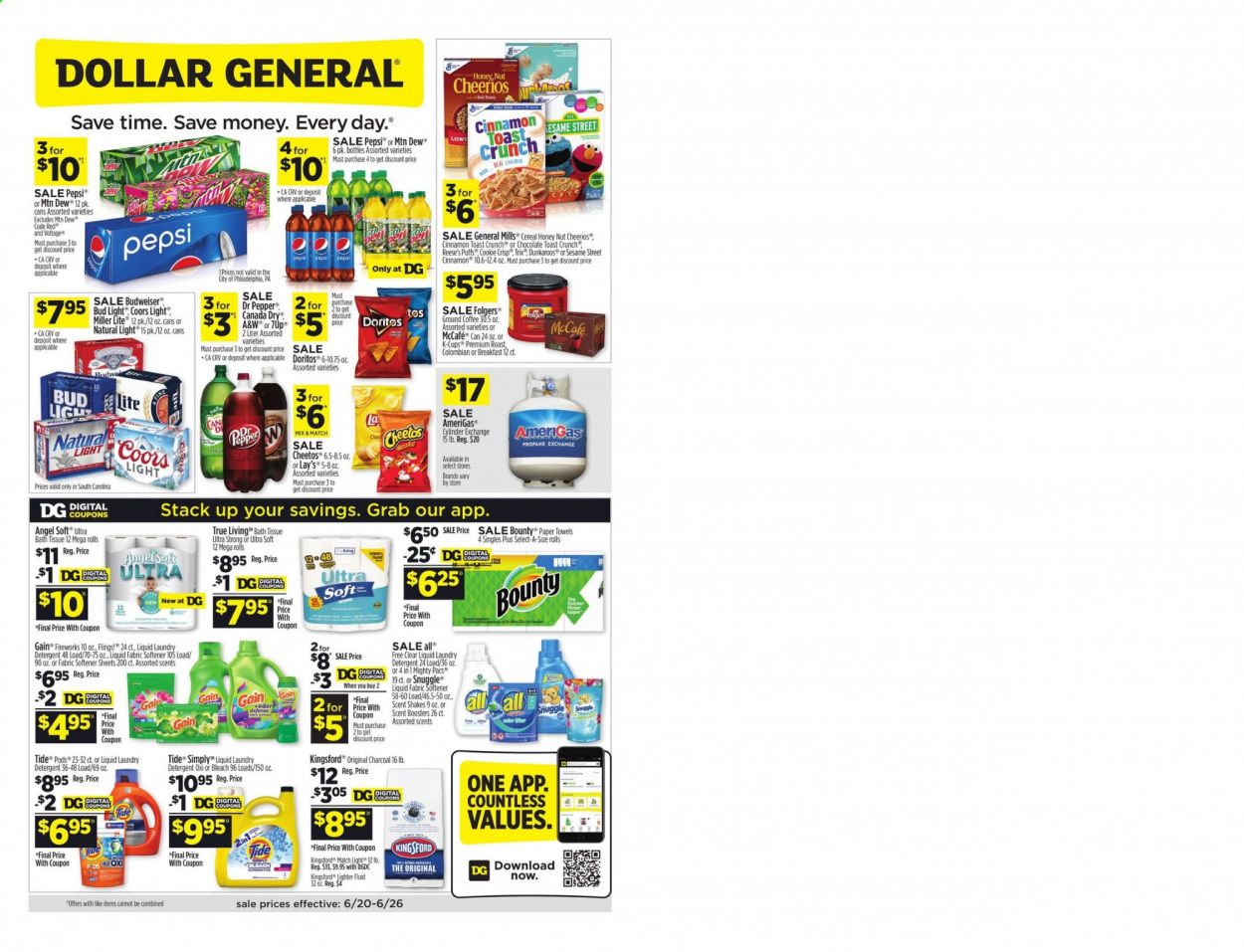 Dollar General (SC) Weekly Ad Flyer June 20 to June 26