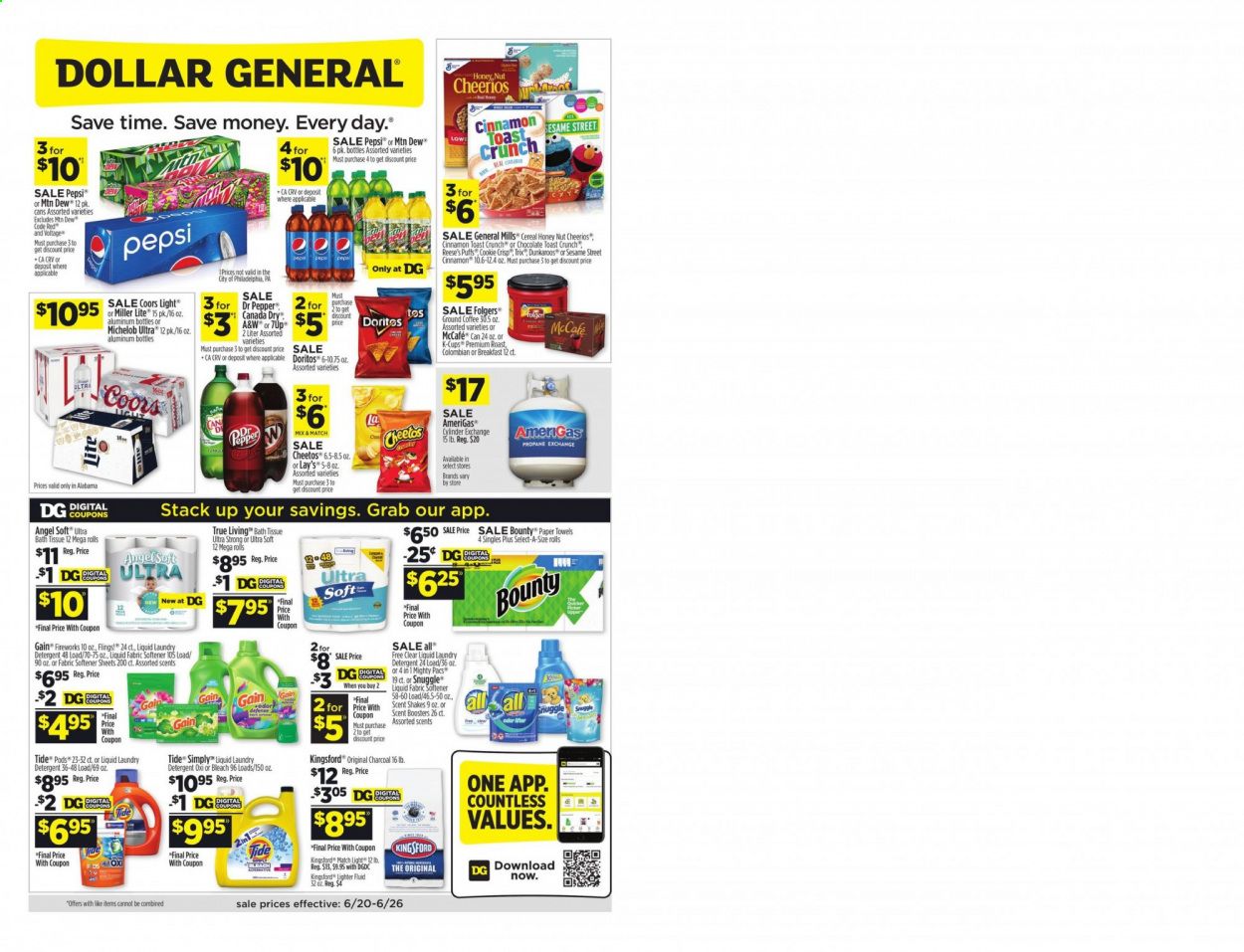 Dollar General (AL) Weekly Ad Flyer June 20 to June 26