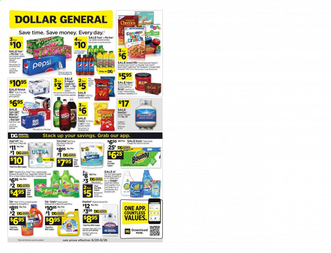 Dollar General (MS) Weekly Ad Flyer June 20 to June 26