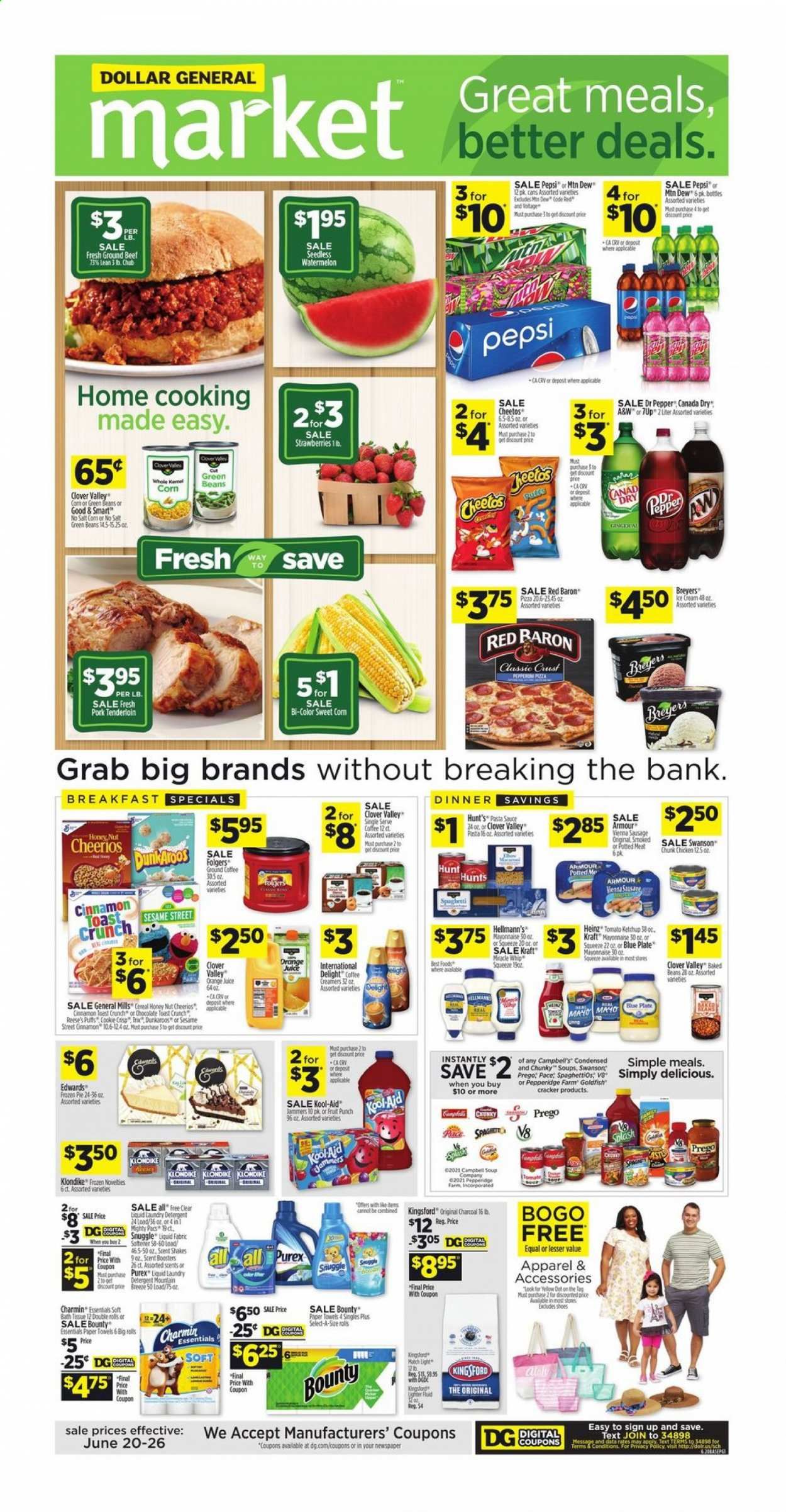 Dollar General (IN, OH) Weekly Ad Flyer June 20 to June 26