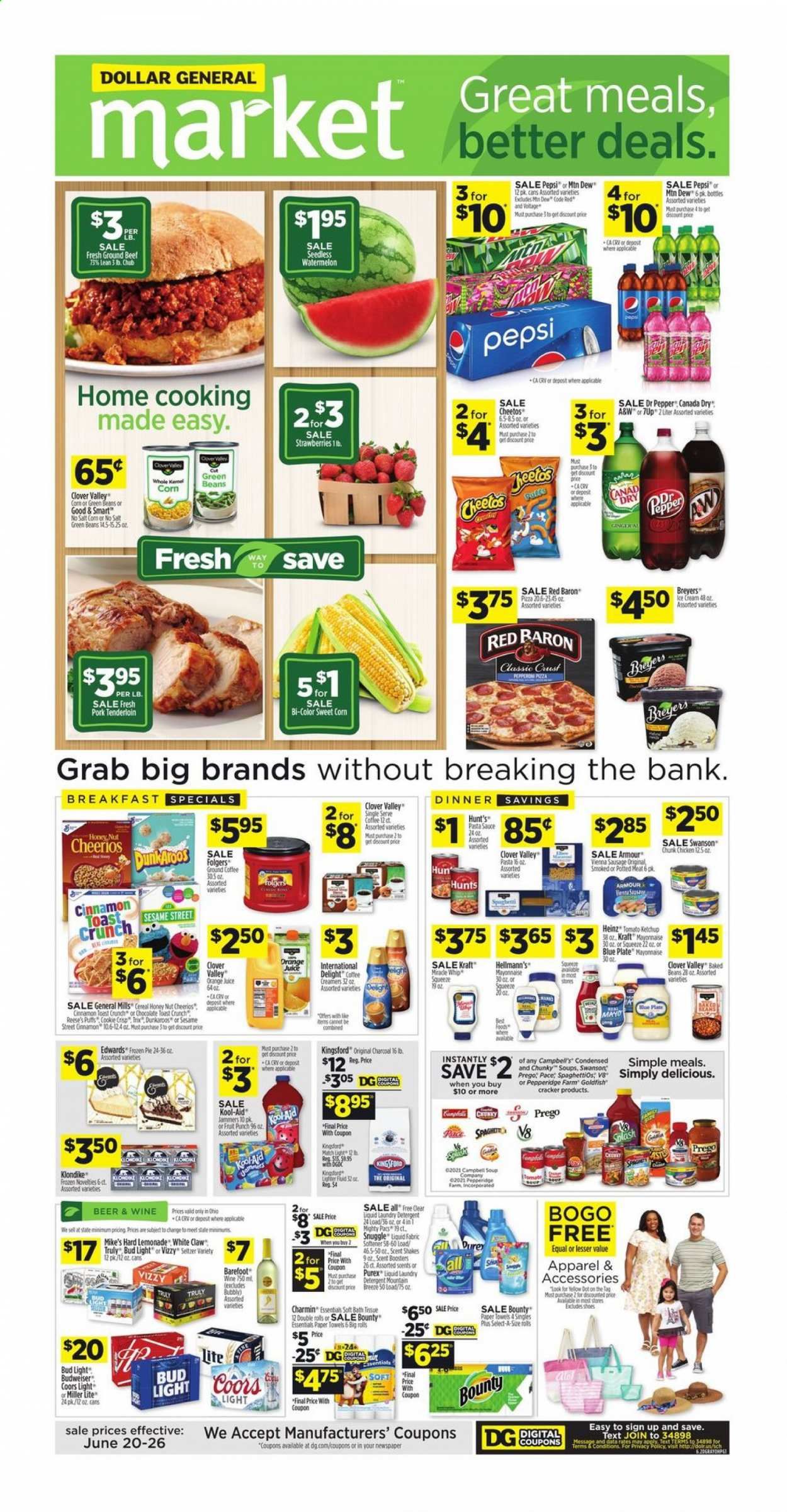 Dollar General (OH) Weekly Ad Flyer June 20 to June 26