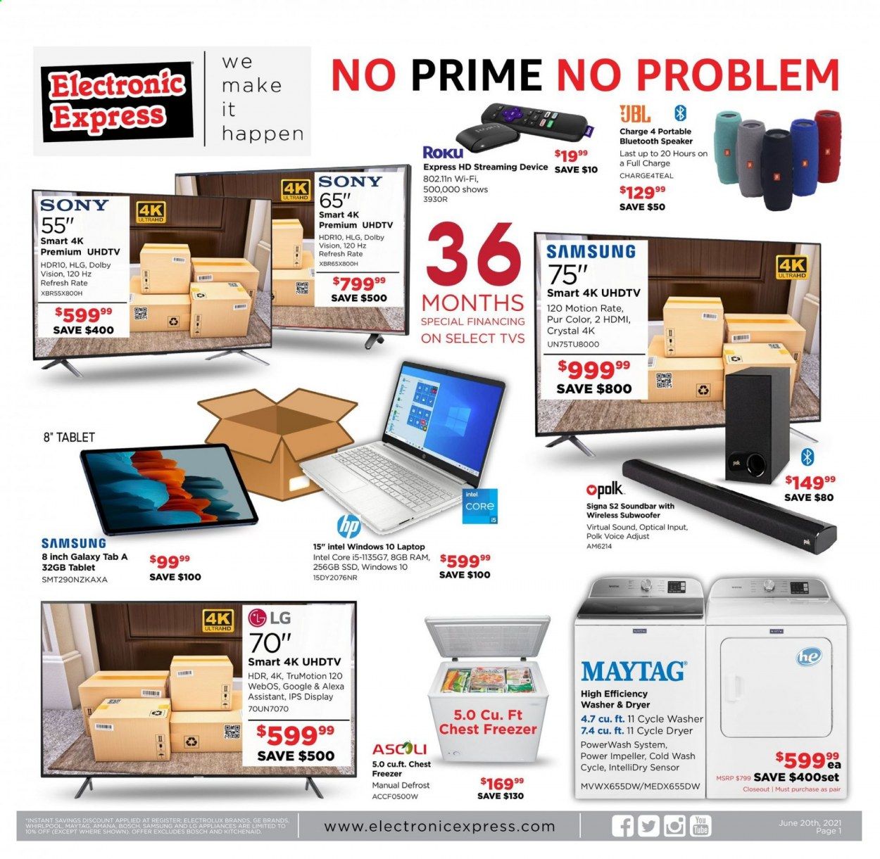 Electronic Express (AL, TN) Weekly Ad Flyer June 20 to June 26
