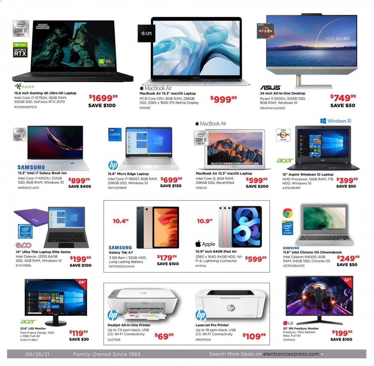 Electronic Express (AL, TN) Weekly Ad Flyer June 20 to June 26