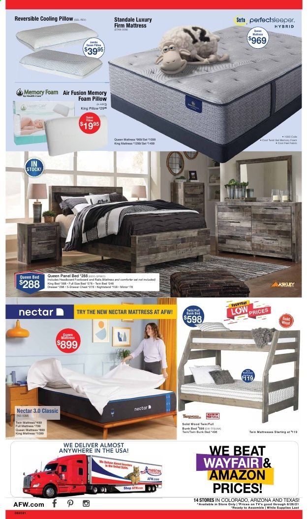 American Furniture Warehouse (AZ, CO, TX) Weekly Ad Flyer June 20 to June 26