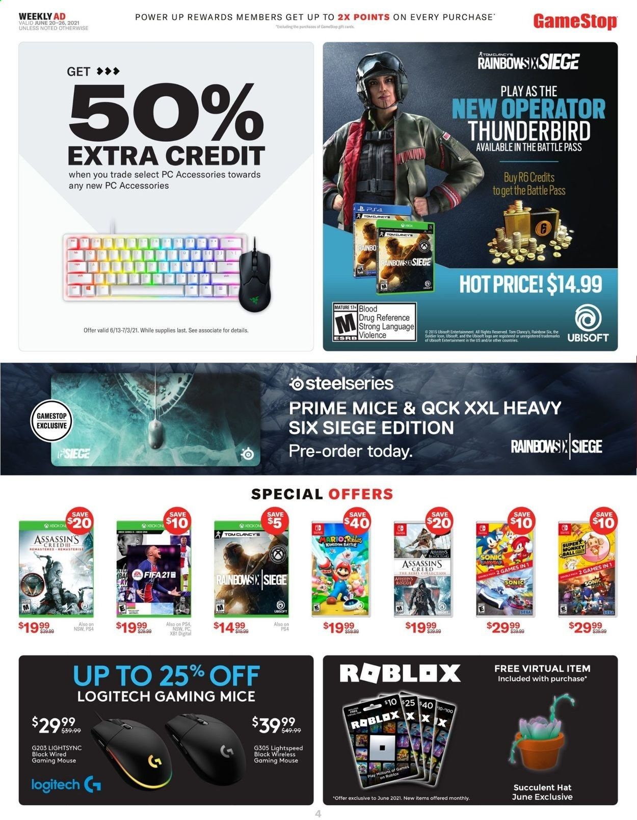 GameStop Weekly Ad Flyer June 20 to June 26