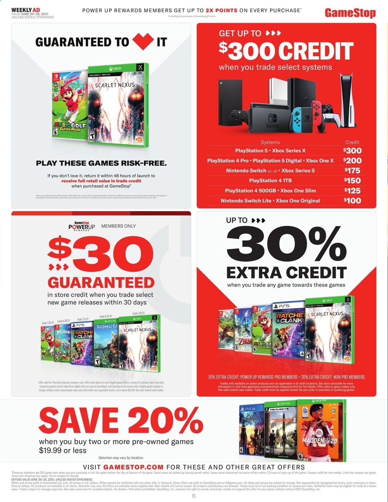 GameStop Weekly Ad Flyer June 20 to June 26