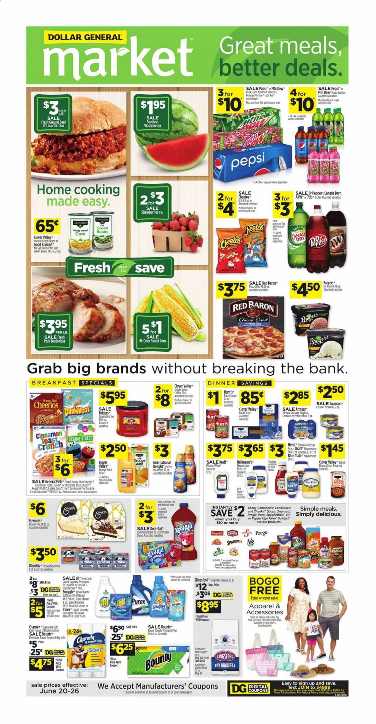 Dollar General (AL, GA, KY, LA, TN) Weekly Ad Flyer June 20 to June 26