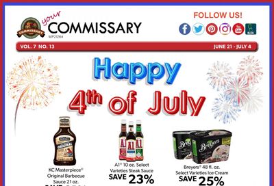 Commissary Weekly Ad Flyer June 21 to July 4