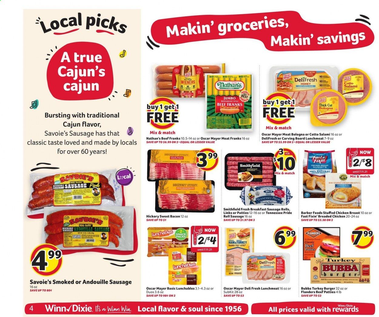 Winn Dixie (AL, FL, GA, LA) Weekly Ad Flyer June 23 to June 29