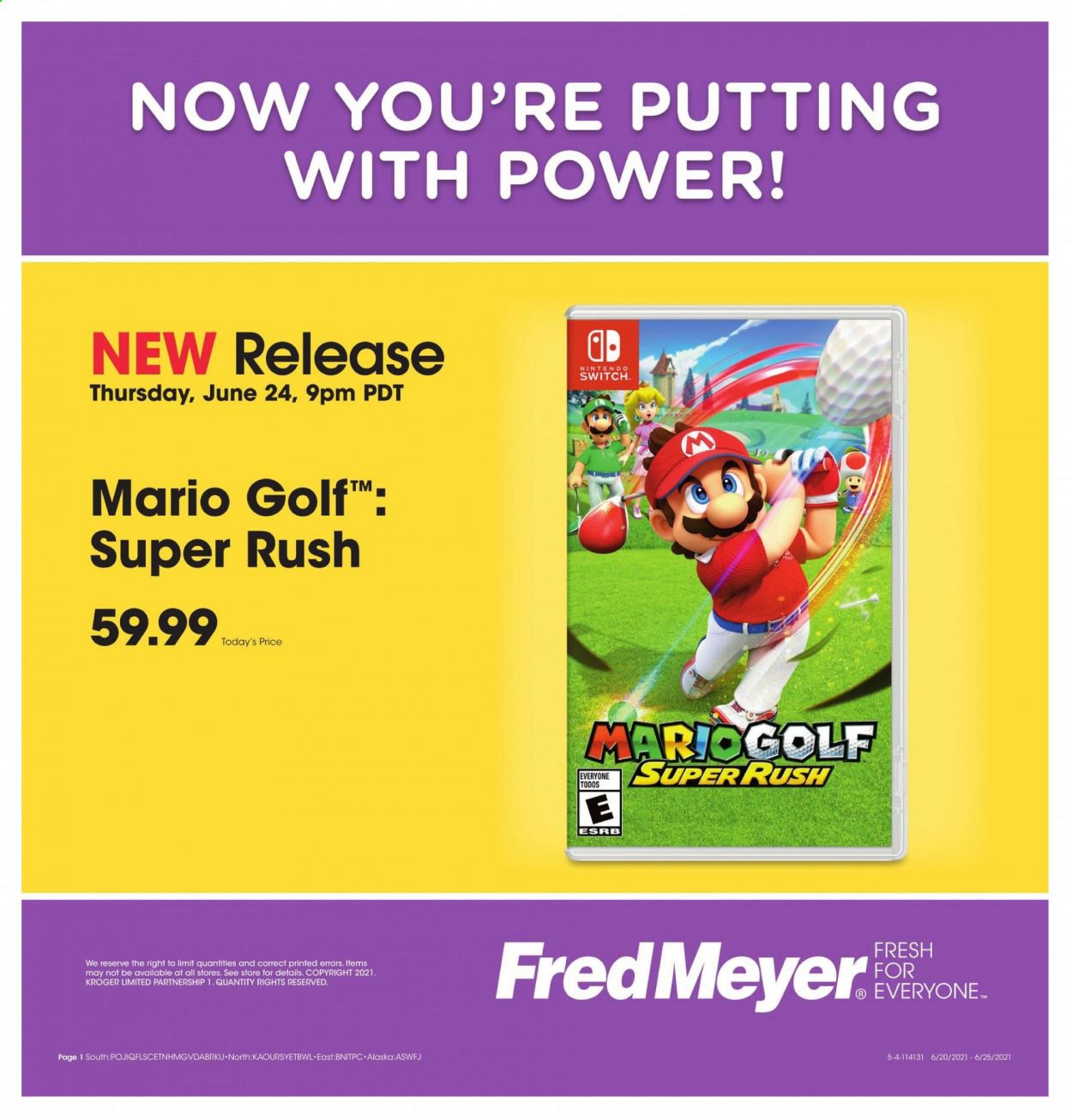 Fred Meyer (DC, DE, NJ, NY, PA, VA) Weekly Ad Flyer June 20 to June 25