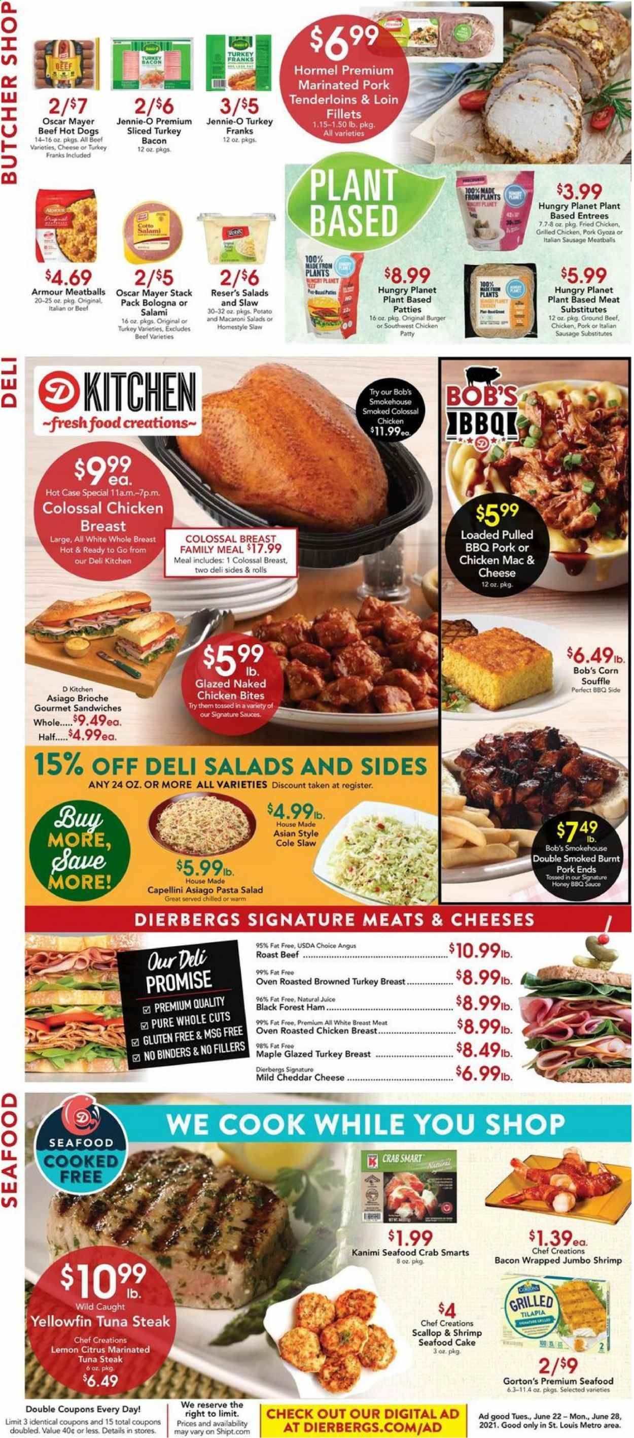 Dierbergs (IL, MO) Weekly Ad Flyer June 22 to June 28