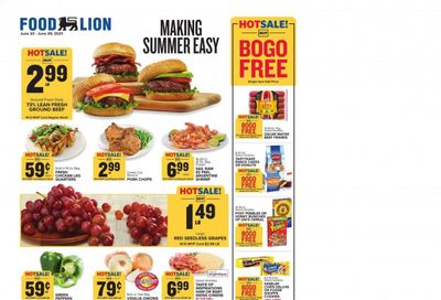 Food Lion (NC) Weekly Ad Flyer June 23 to June 29