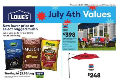 Lowe's Weekly Ad Flyer June 24 to July 7
