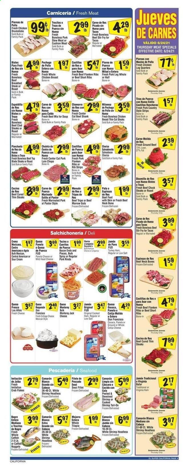 El Super (CA, NM, NV, TX) Weekly Ad Flyer June 23 to June 29