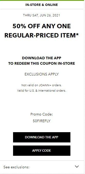 JOANN Weekly Ad Flyer June 24 to June 26