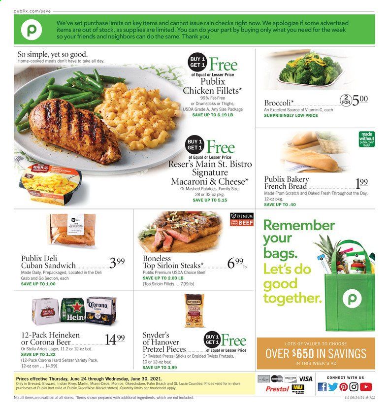 Publix (AL, FL, GA, NC, SC, TN) Weekly Ad Flyer June 24 to June 30