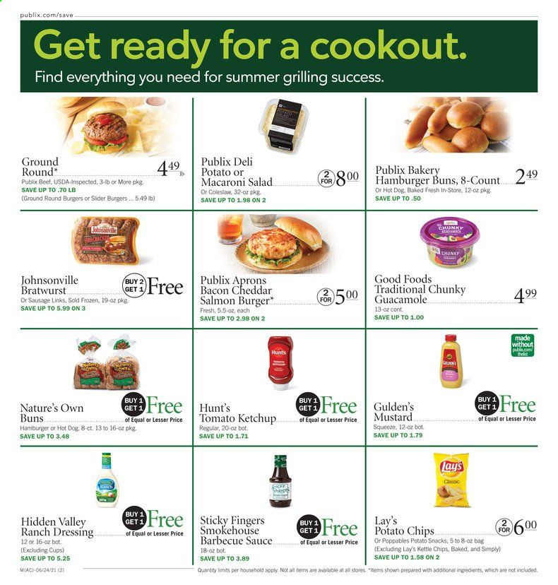 Publix (AL, FL, GA, NC, SC, TN) Weekly Ad Flyer June 24 to June 30