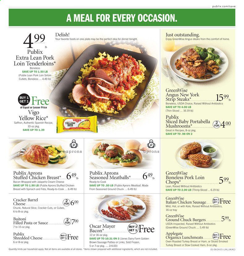 Publix (AL, FL, GA, NC, SC, TN) Weekly Ad Flyer June 24 to June 30